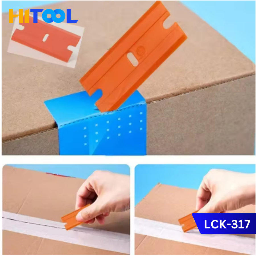 Hộp 100 Lưỡi Cạo Keo Bằng Nhựa LCK317